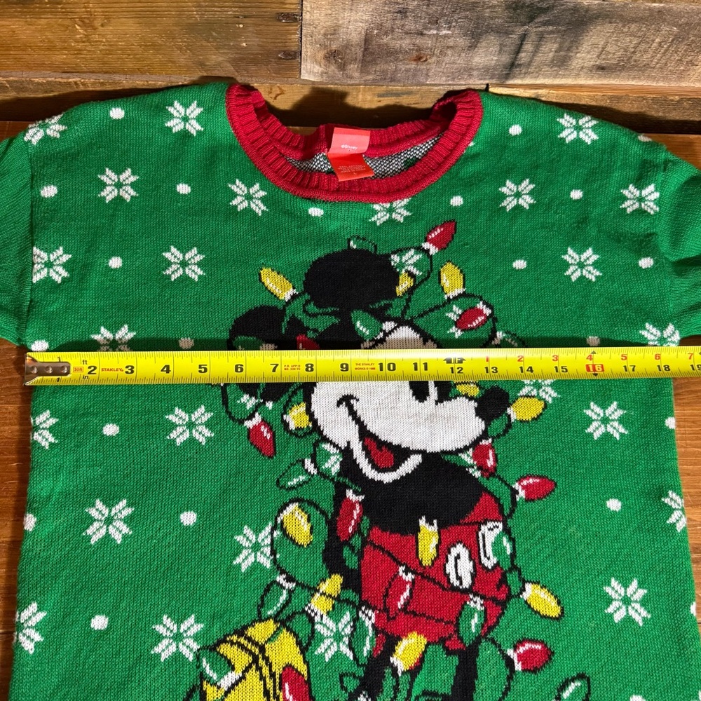 Disney Classic Mickey Mouse Ugly Christmas Sweater Size‎ Large - Picture 7 of 7